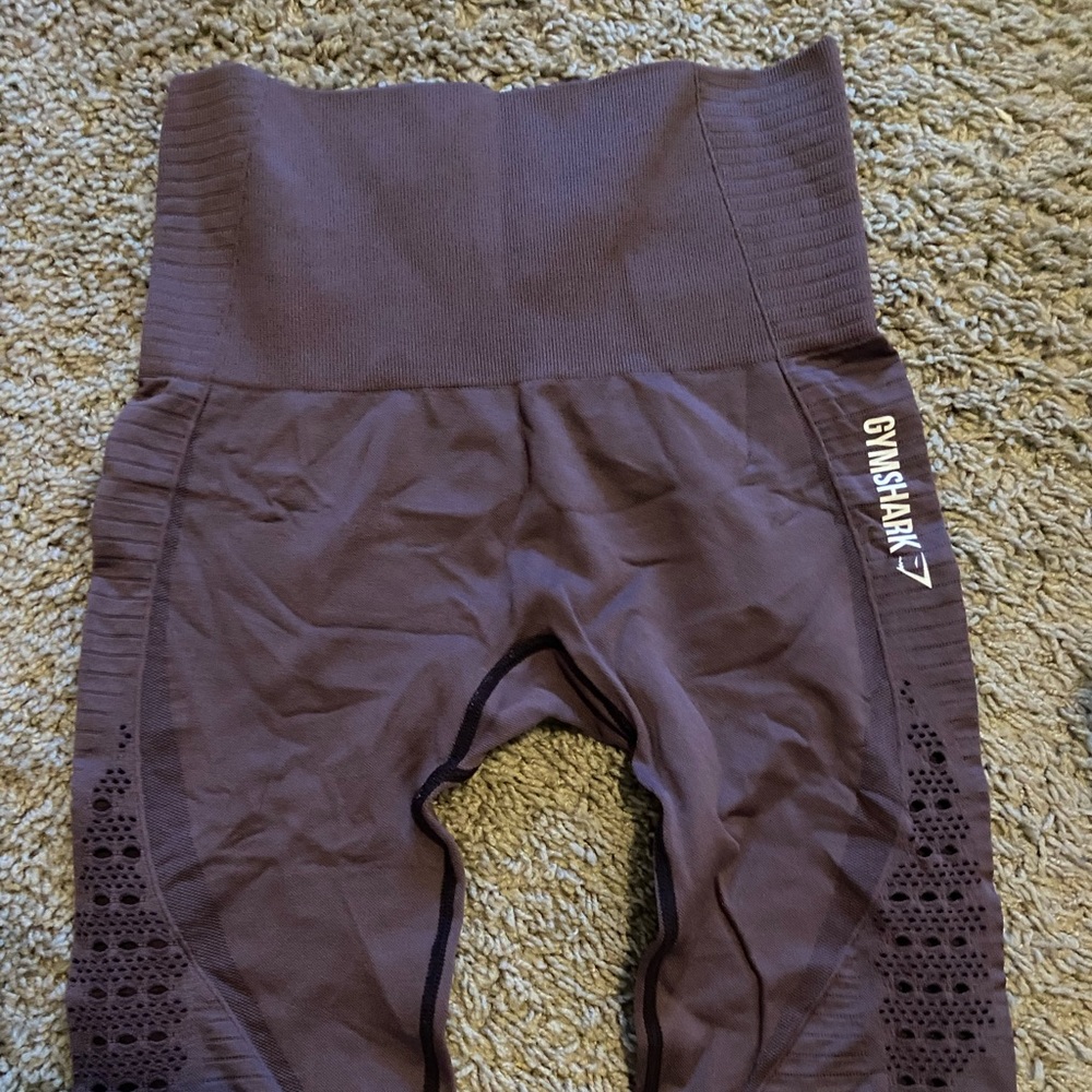 Dark purple gymshark leggings, XS, In good condition